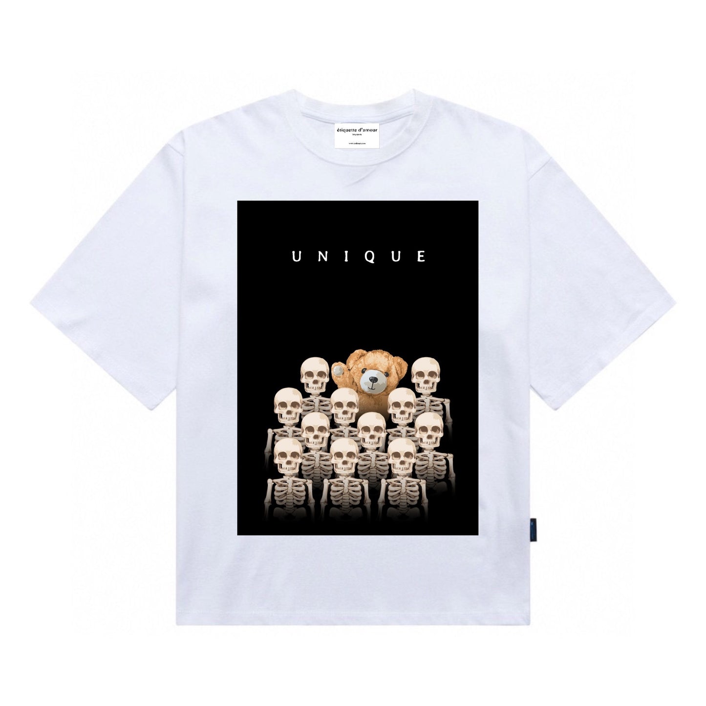 Etiquette Oversized T-Shirt - [0059] Unique Teddy Bear