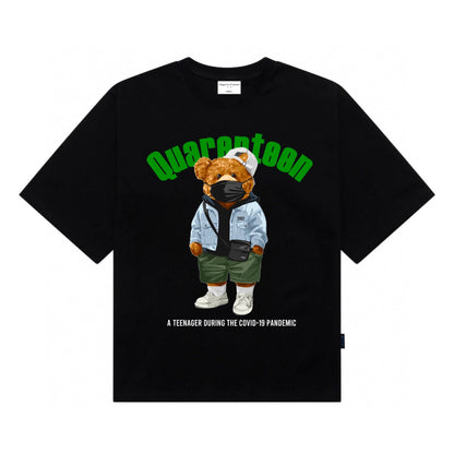 Etiquette Oversized T-Shirt - [0069] Quarenteen Teddy Bear