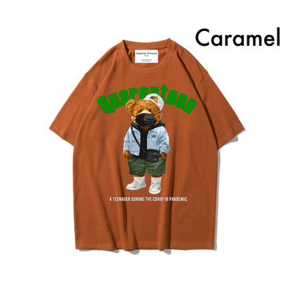 Etiquette Oversized T-Shirt - [0069] Quarenteen Teddy Bear