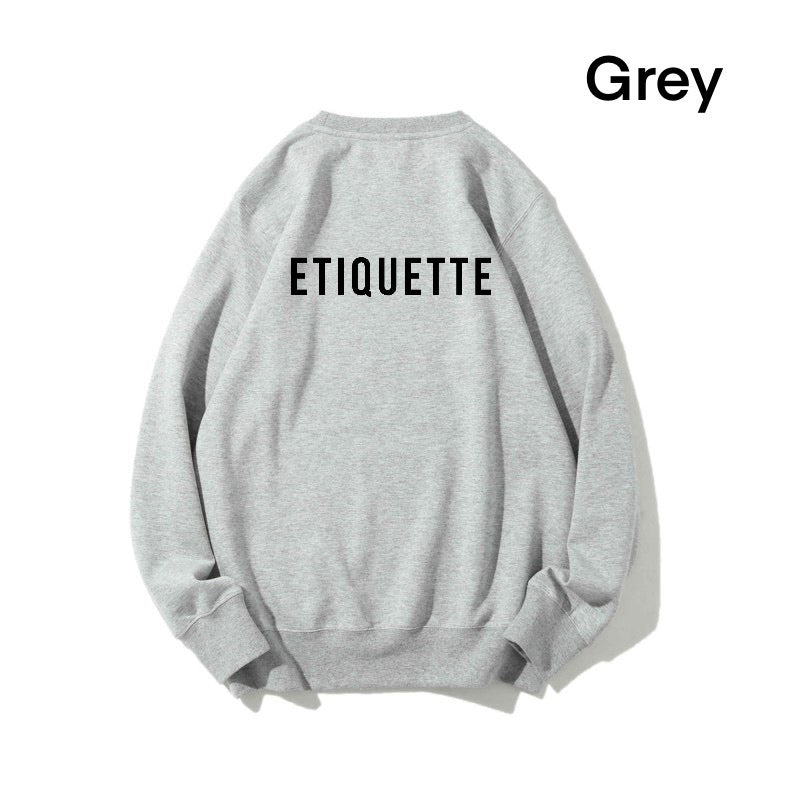 Etiquette Sweat Shirt - [0001] 777 Essential Basic