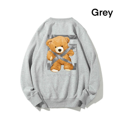 Etiquette Sweat Shirt - [0003] Grey Tape Bear