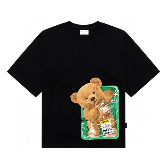 Etiquette Oversized T-Shirt - [0073] Packed Fresh Teddy Bear