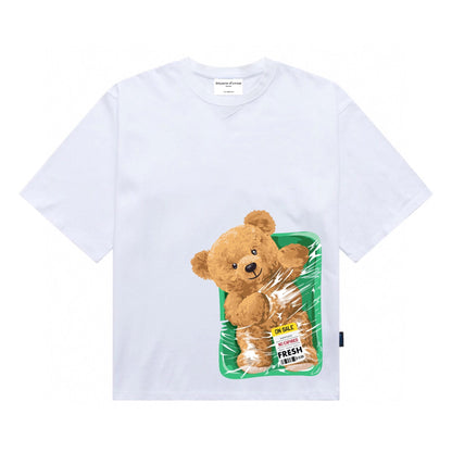 Etiquette Oversized T-Shirt - [0073] Packed Fresh Teddy Bear