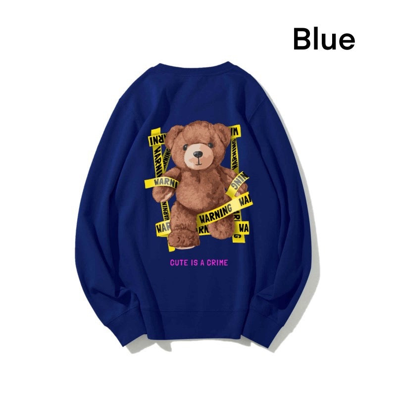 Etiquette Sweat Shirt - [0009] Cute Crime Bear