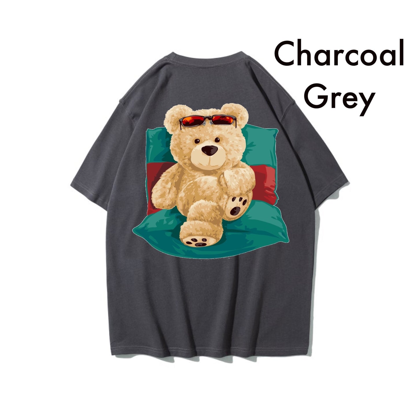 Etiquette Oversized T-Shirt - [0087] Chill Cushion Bear