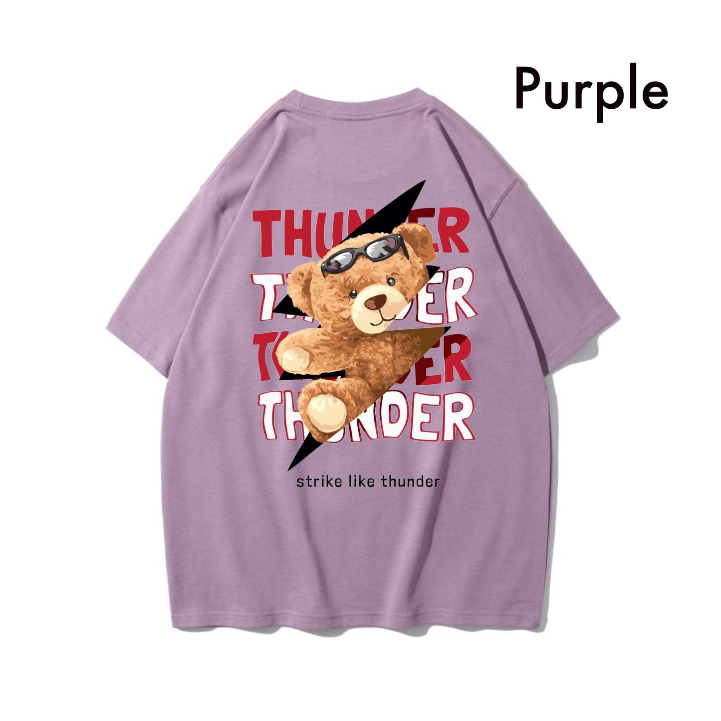 Etiquette Oversized T-Shirt - [0088] Thunder Teddy Bear