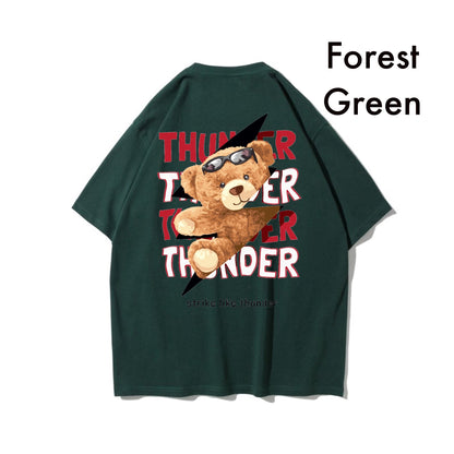 Etiquette Oversized T-Shirt - [0088] Thunder Teddy Bear