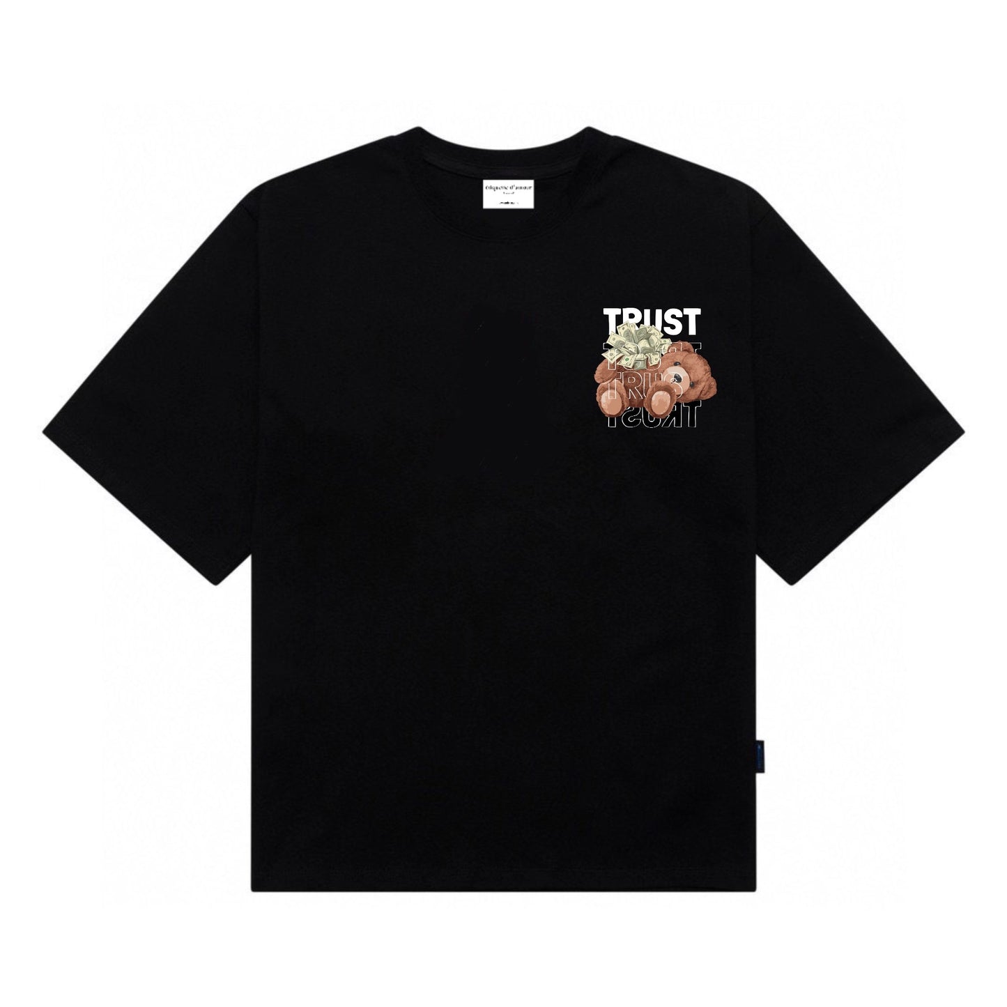 Etiquette Oversized T-Shirt - [0090] Money Trust Bear