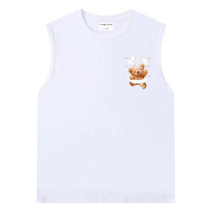 Etiquette Sleeveless Top - [0002] Ricky Clown Teddy Bear