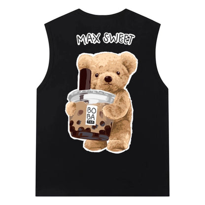 Etiquette Sleeveless Top - [0004] Boba Bear