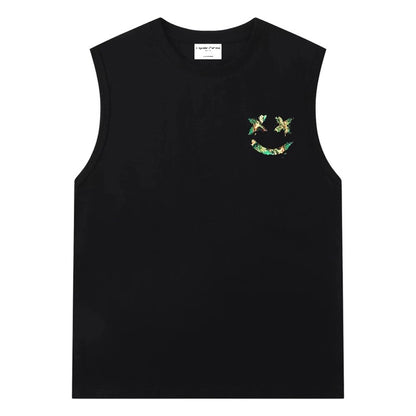 Etiquette Sleeveless Top - [0008] Ricky Clown Green Marble