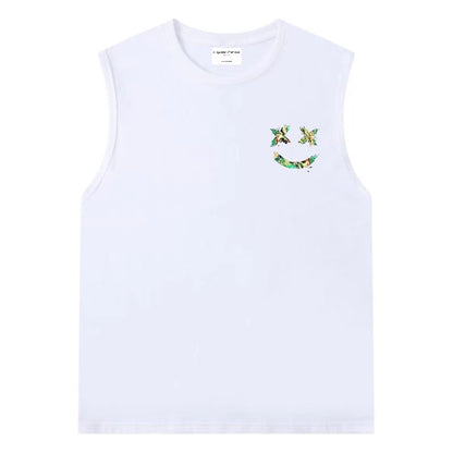 Etiquette Sleeveless Top - [0008] Ricky Clown Green Marble