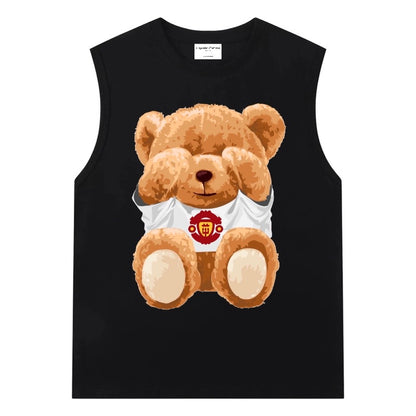 Etiquette Sleeveless Top - [0011] Shy Manucian Bear