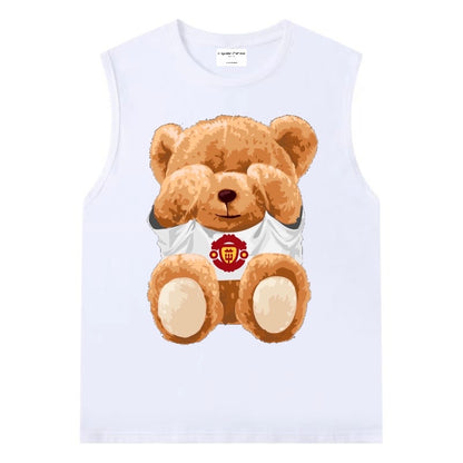 Etiquette Sleeveless Top - [0011] Shy Manucian Bear