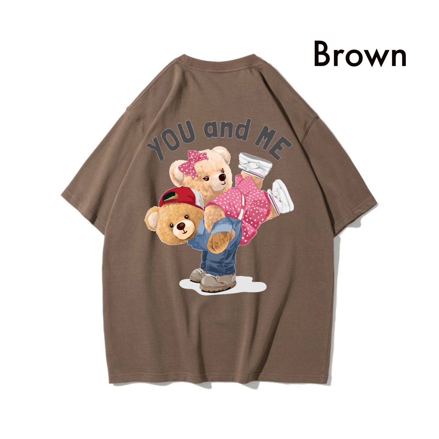 Etiquette Oversized T-Shirt - [0092] You and Me Bears