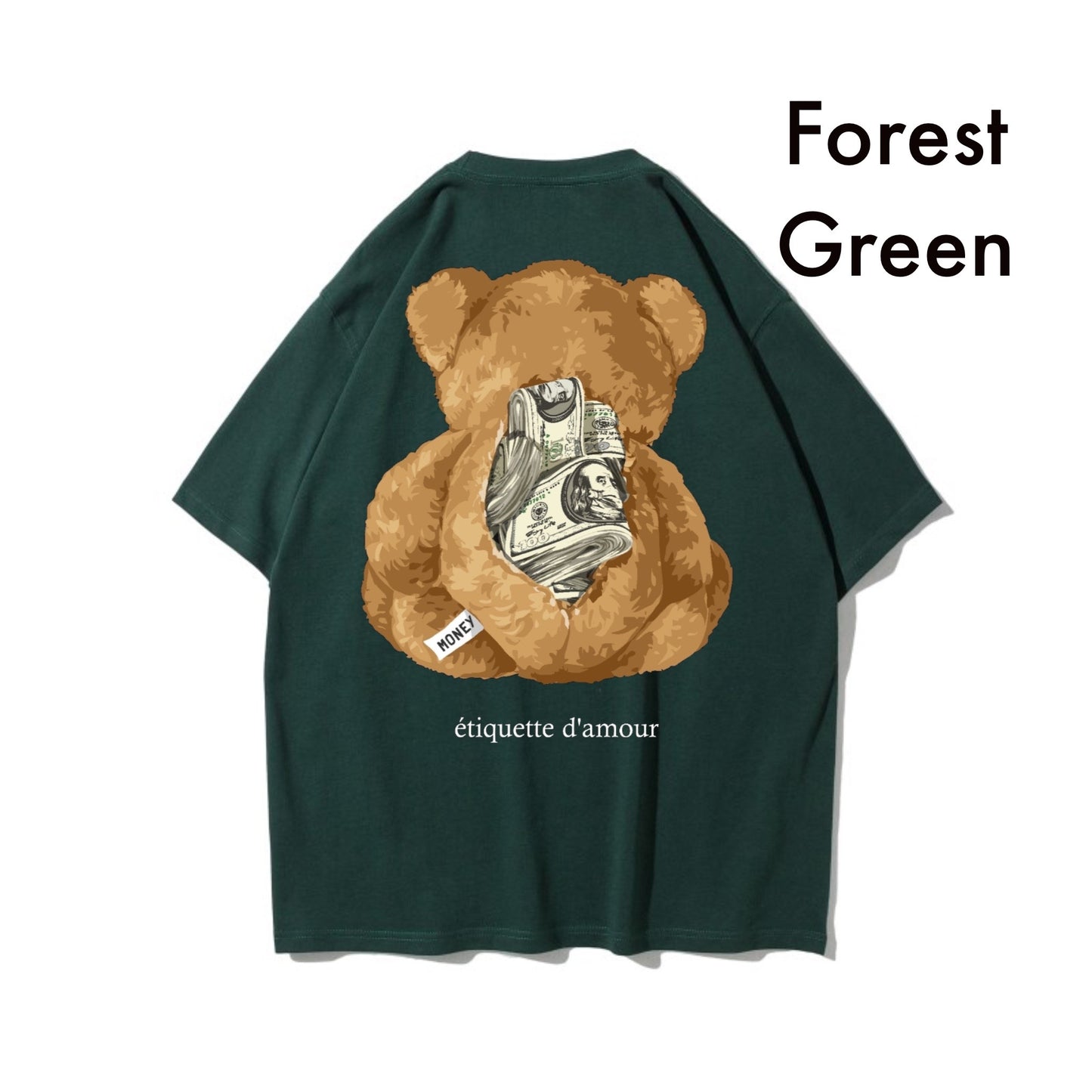 Etiquette Oversized T-Shirt - [0093] Cash Cash Teddy Bear