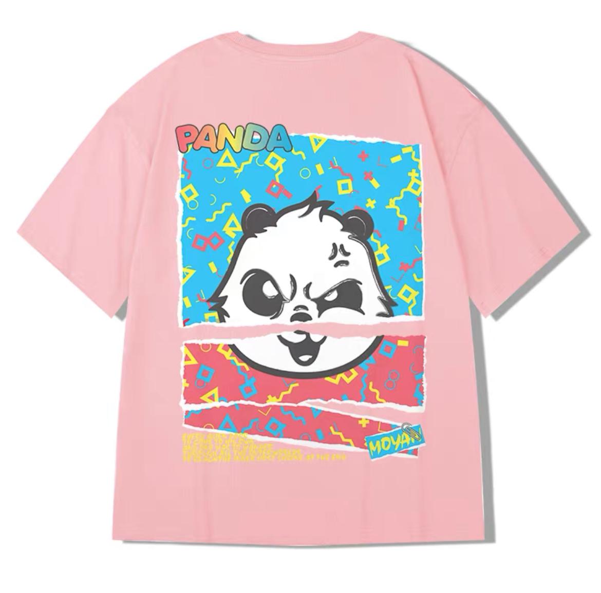 MOYAN - Colour Panda Oversize Tee