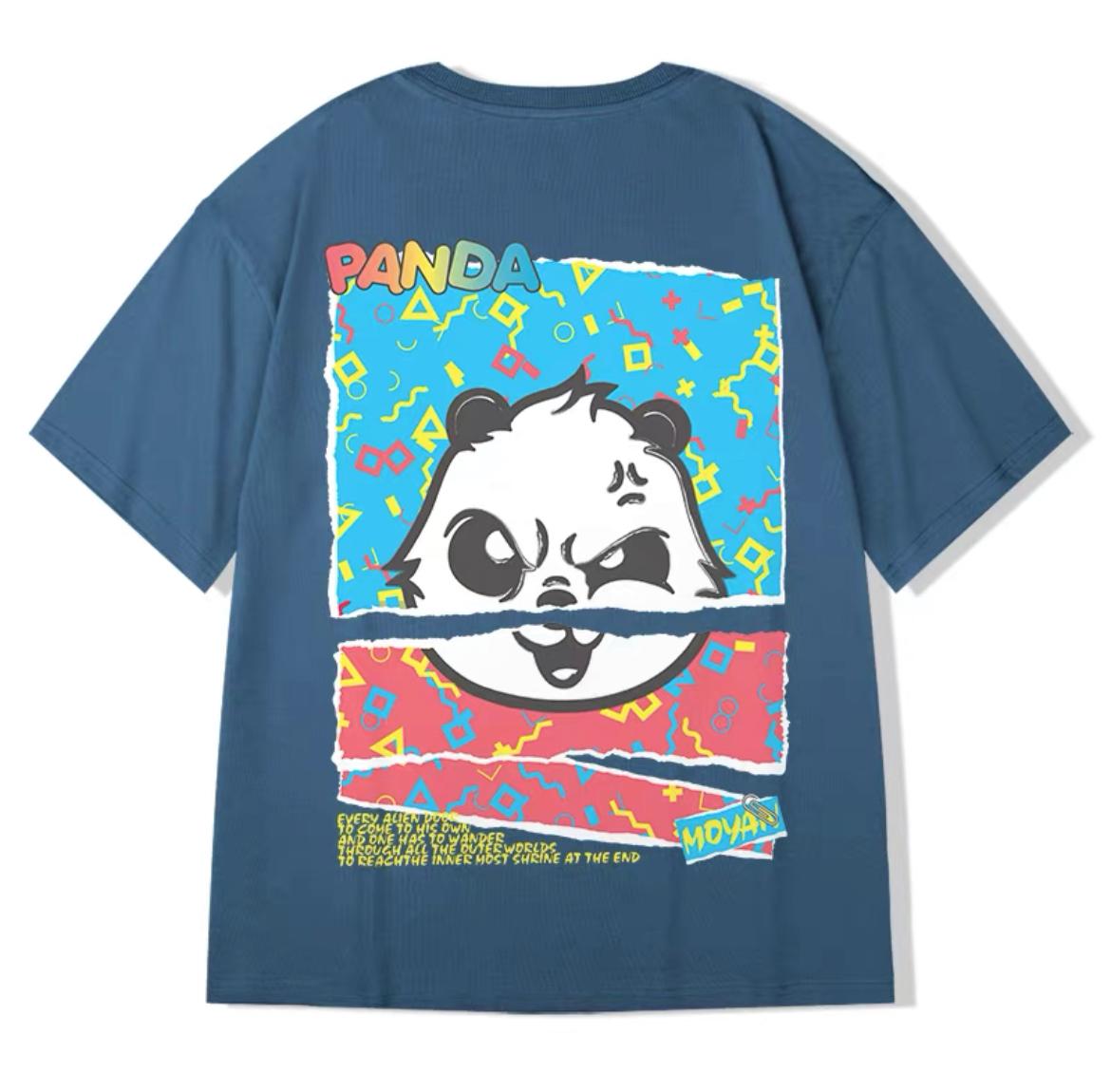 MOYAN - Colour Panda Oversize Tee