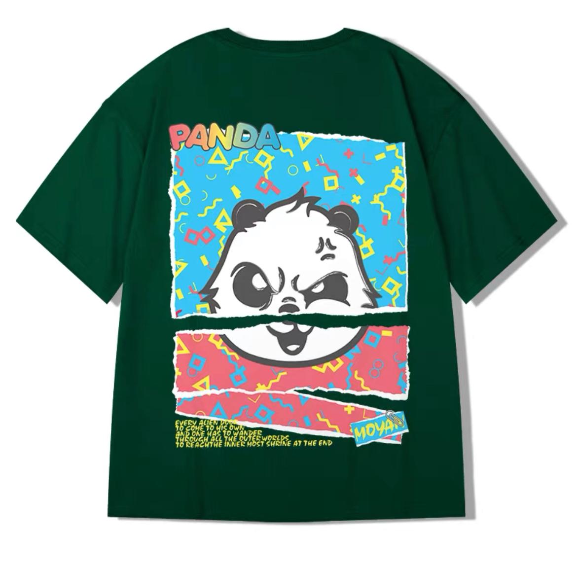 MOYAN - Colour Panda Oversize Tee