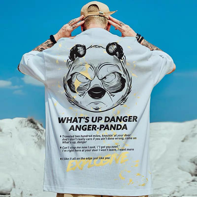 MOYAN - Anger Panda Oversize Tee (Size 3XL)