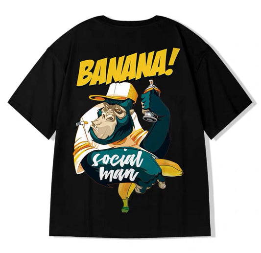 MOYAN - Banana! Oversize T-Shirt (Size 3XL)
