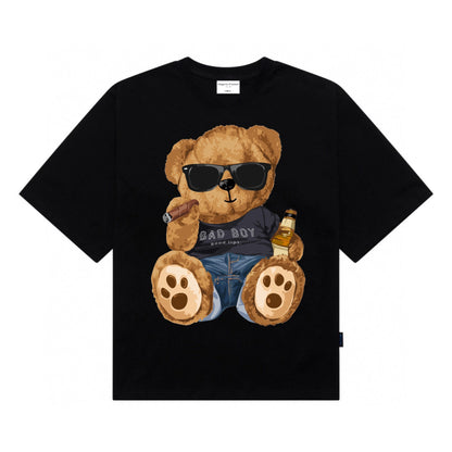 Etiquette Oversized T-Shirt - [0163] Bad Boy Bear