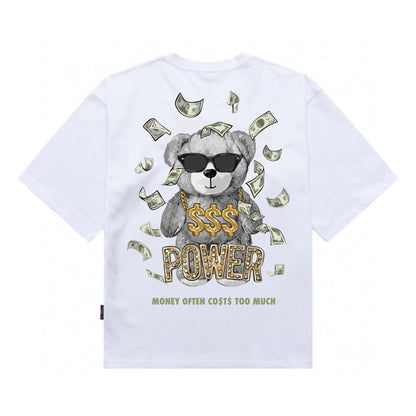 Etiquette Unisex Oversized T-Shirt - 0084 Money Power Bear