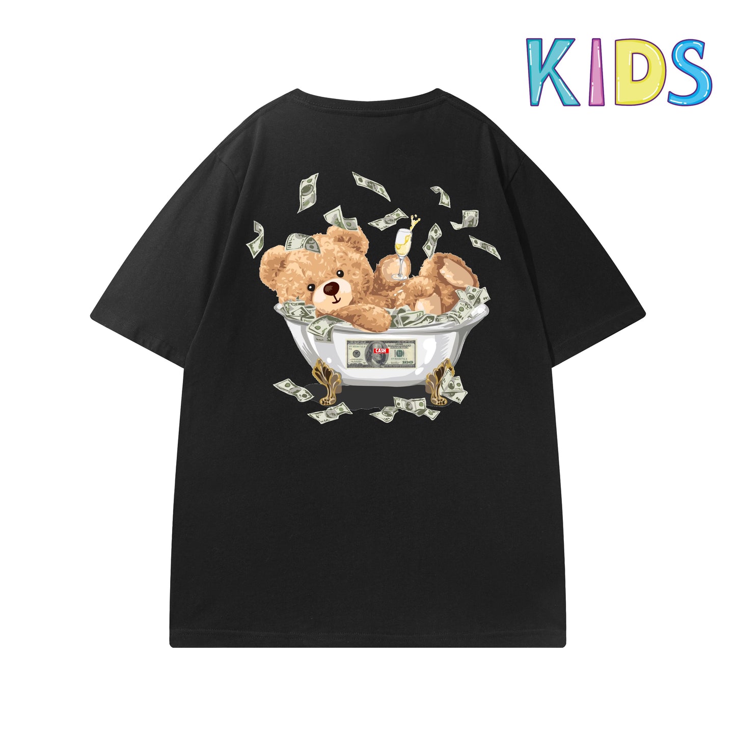 Etiquette Child T-Shirt - 0029 Bath Tub Cash Bear