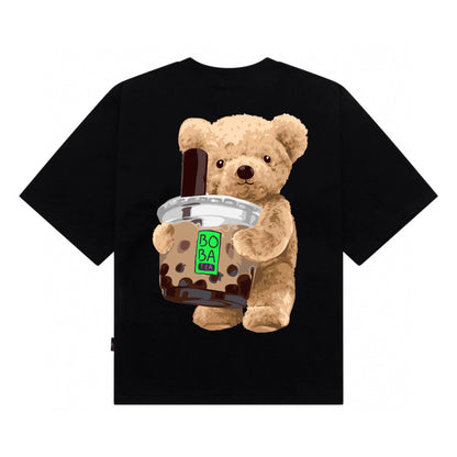 Etiquette Unisex Oversized T-Shirt - 0023 Boba Tea Bear