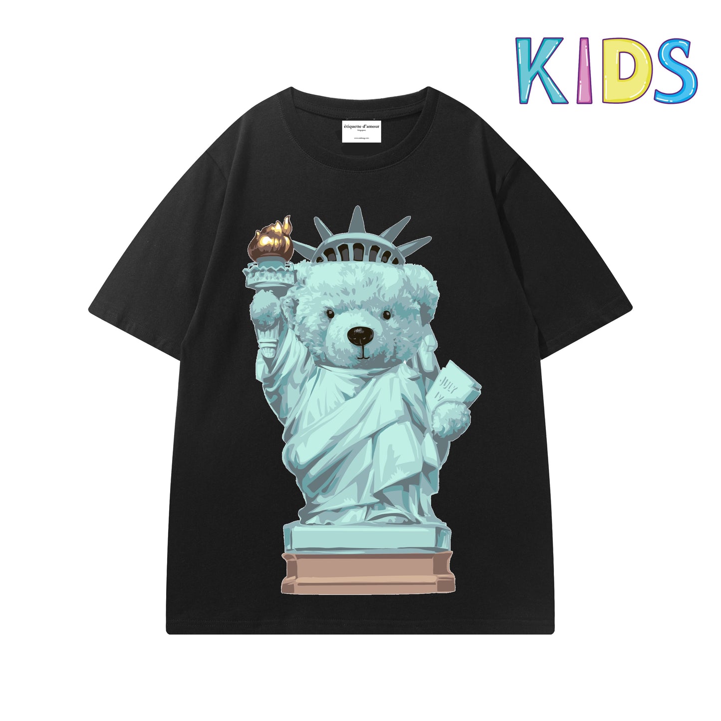 Etiquette Child T-Shirt - 0043 Costume Statue of Liberty