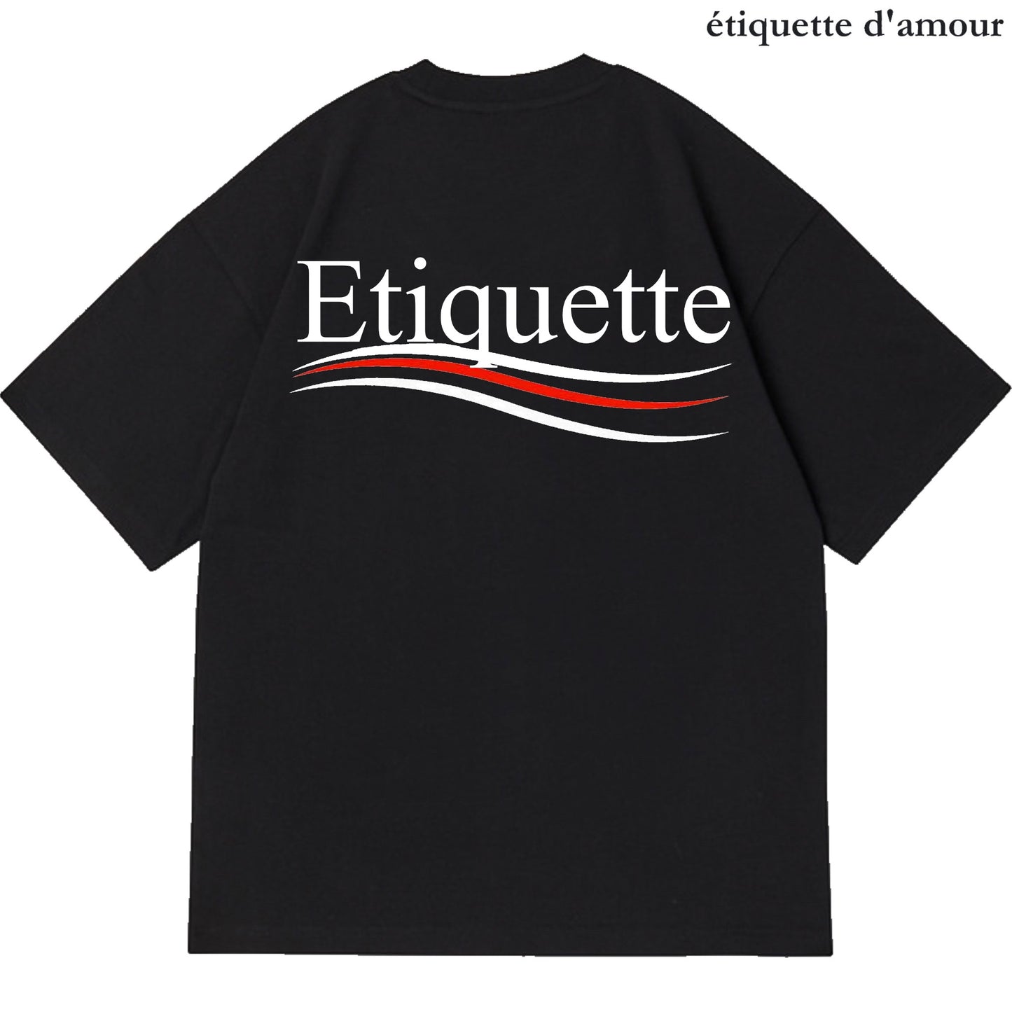 Etiquette Unisex Oversized Tee 0003 Basic Essential C