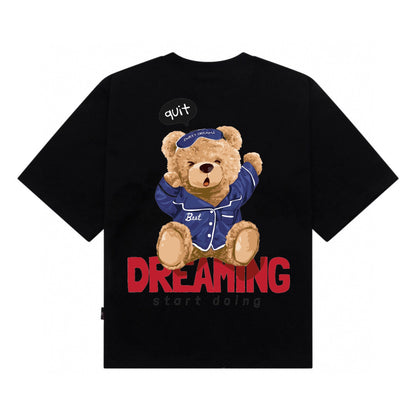 [étiquette d'amour] Quit Dreaming Premium Oversize Tee