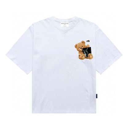Etiquette Unisex Oversized T-Shirt - 0087 身体健康 Bear