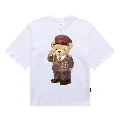 Etiquette Oversized T-Shirt - [0120] Supreme Leader Bear