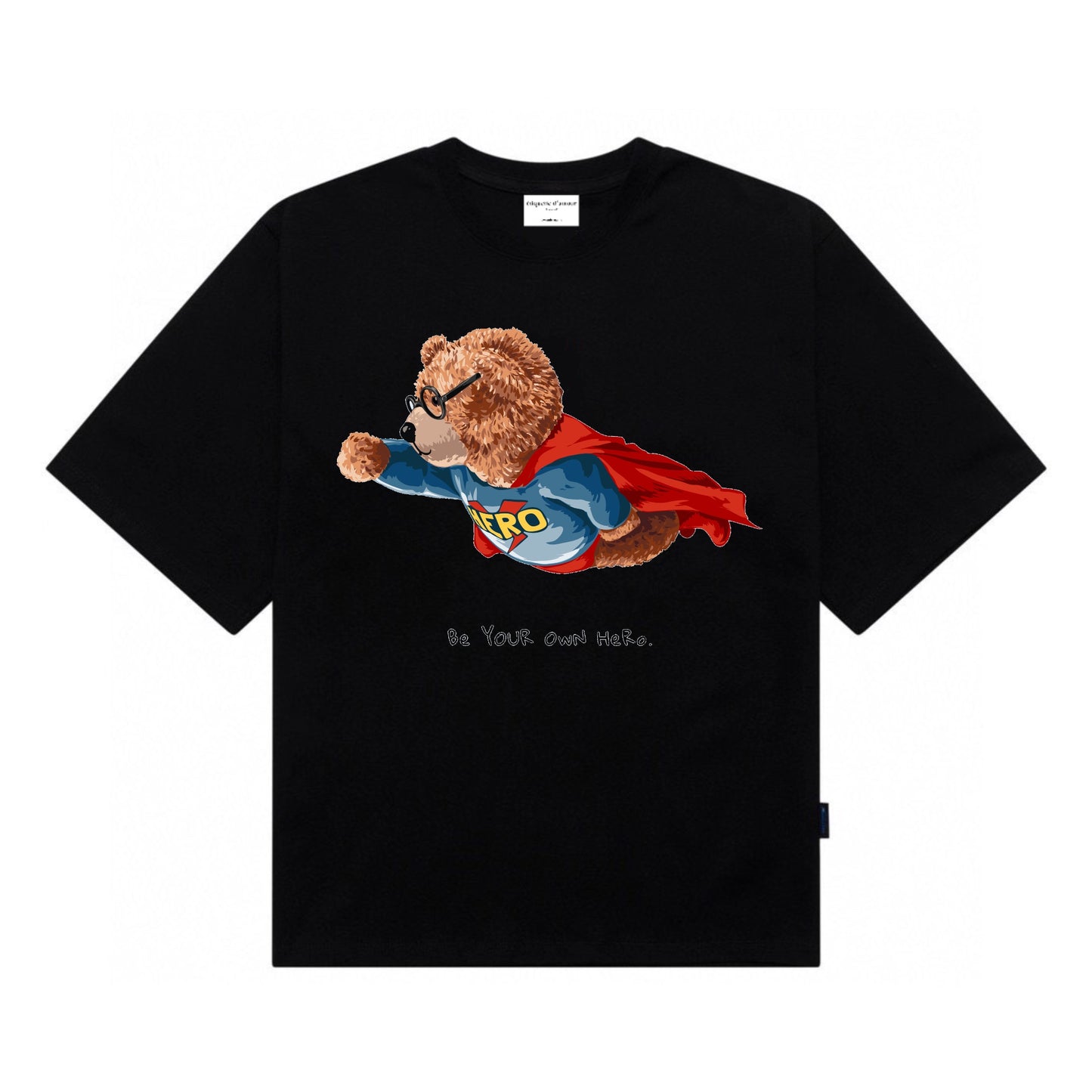 Etiquette Unisex Oversized T-Shirt - 0060 Costume Super Hero