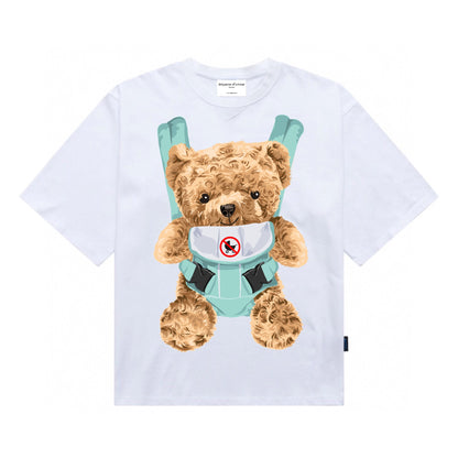 Etiquette Unisex Oversized T-Shirt - 0043 Baby Carrier Bear