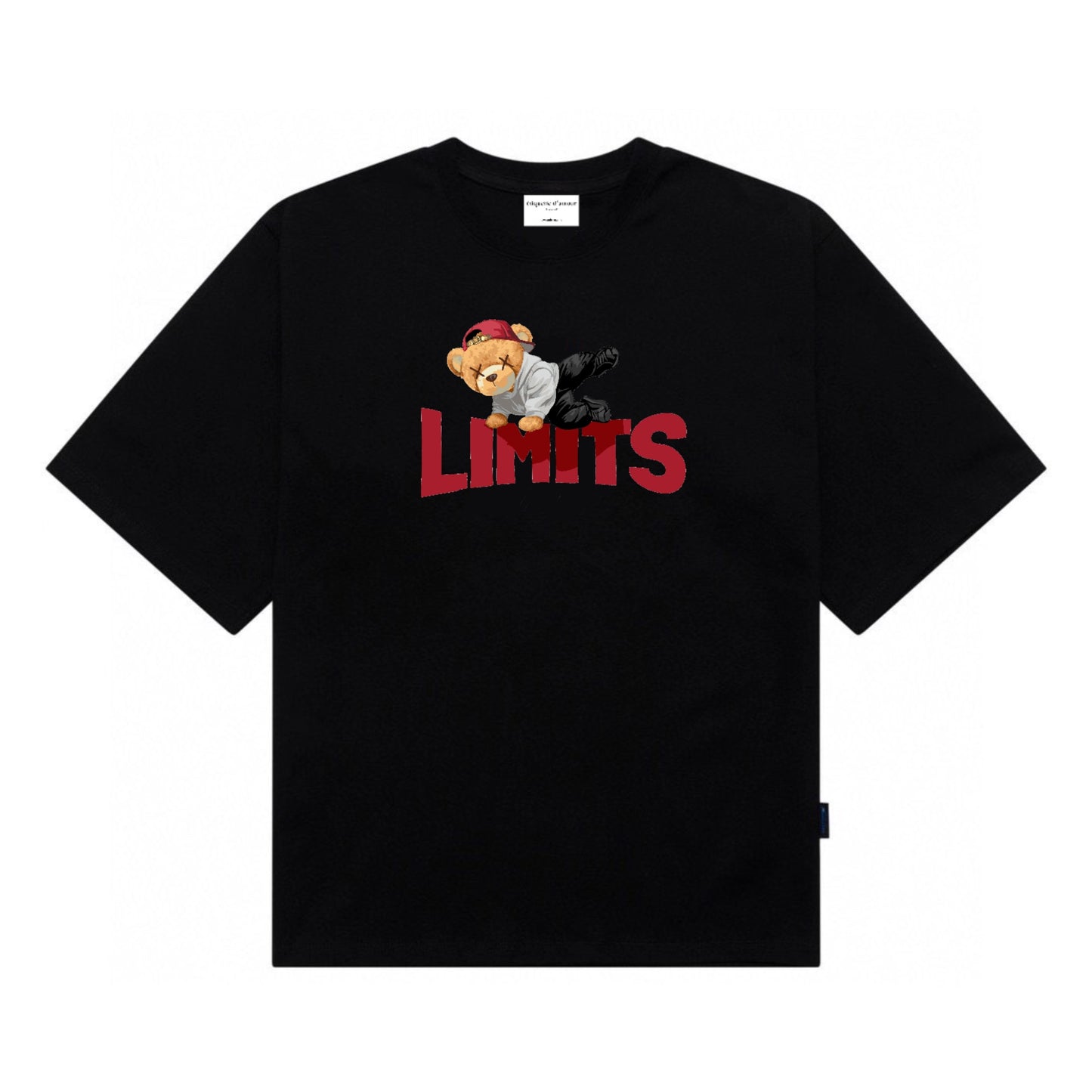 Etiquette Oversized T-Shirt - [0161] Limits Ain't Real Bear