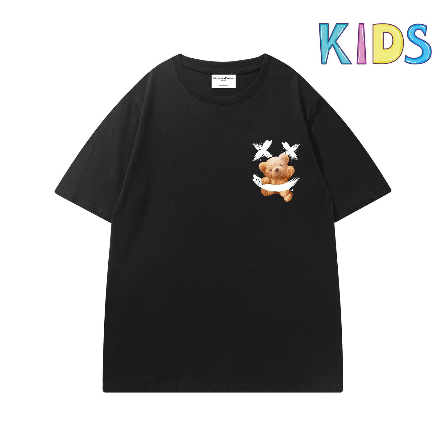 Etiquette Child T-Shirt - 0014 Smiley =) Bear