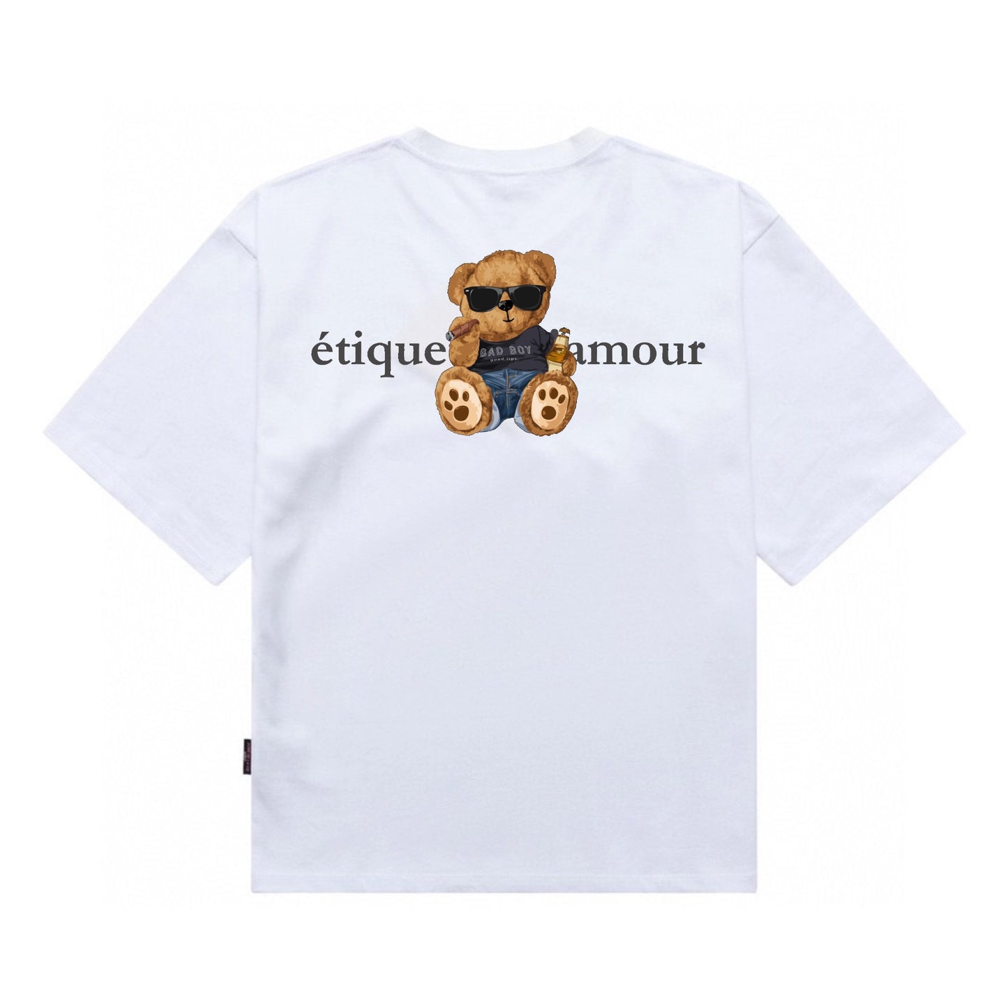 Etiquette Oversized T-Shirt - [0163] Bad Boy Bear