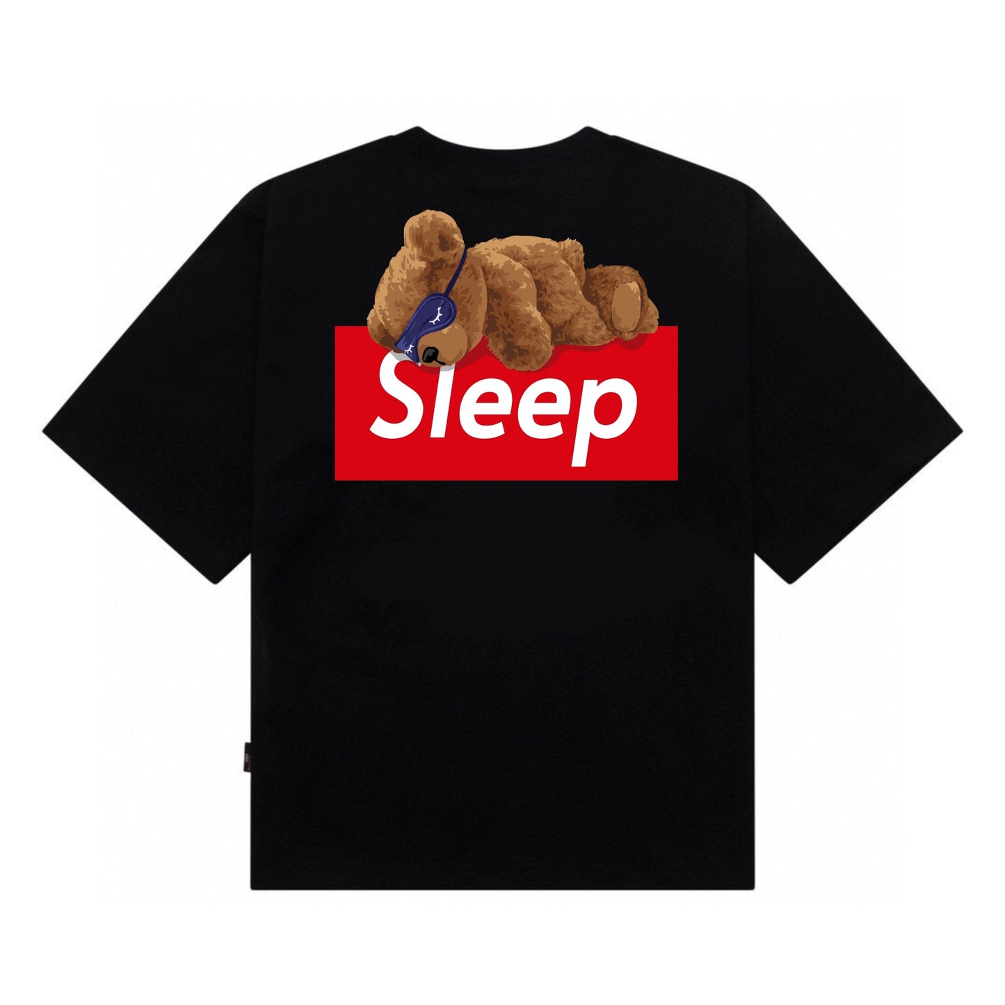 Etiquette Oversized T-Shirt - [0131]  Sleep Teddy Bear