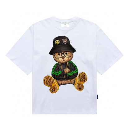 Etiquette Unisex Oversized T-Shirt - 0032 Hipster Bear