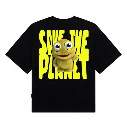 Etiquette Oversized T-Shirt - [0112] Save the Planet