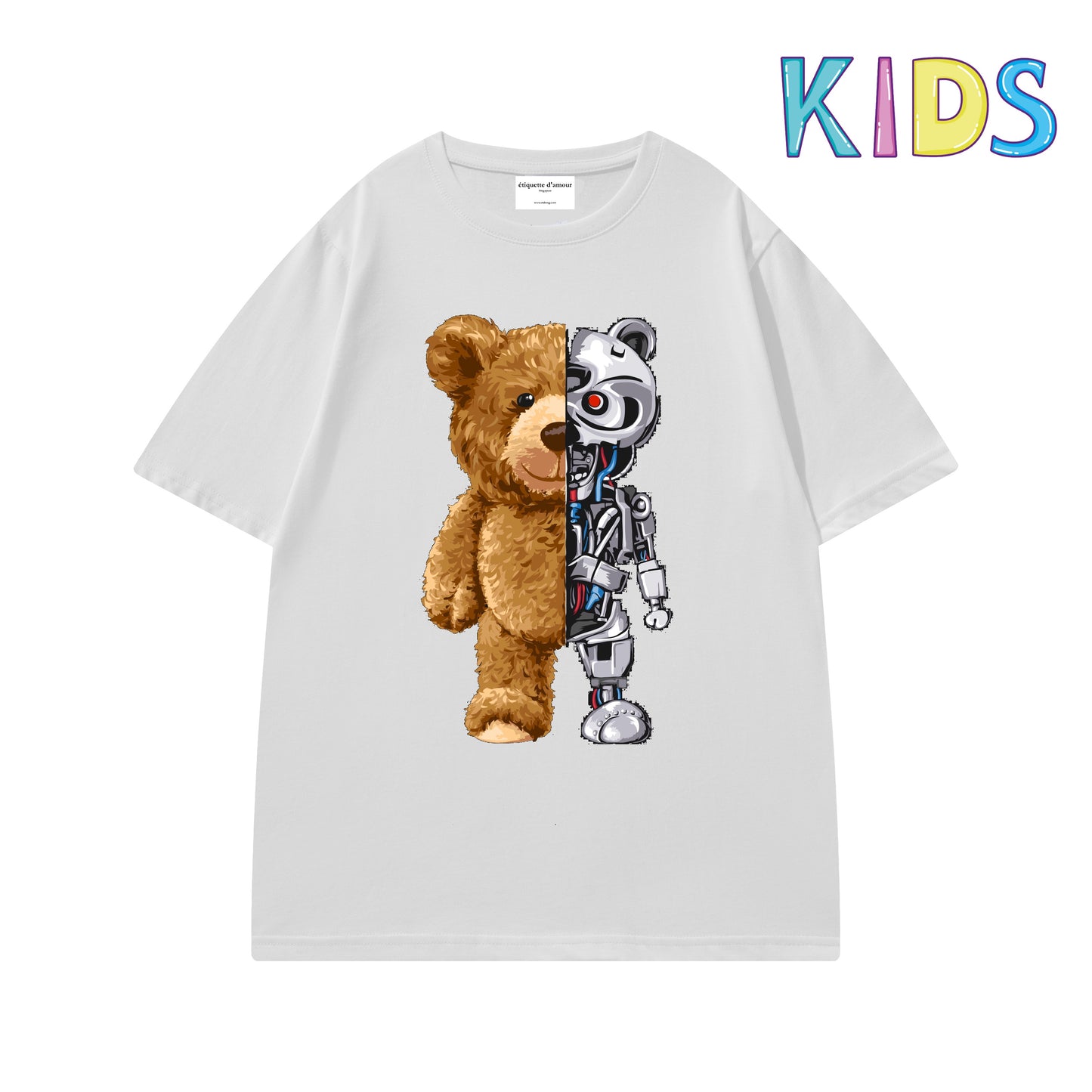 Etiquette Child T-Shirt - 0012 Robotics Bear