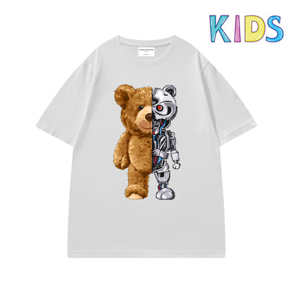 Etiquette Child T-Shirt - 0012 Robotics Bear