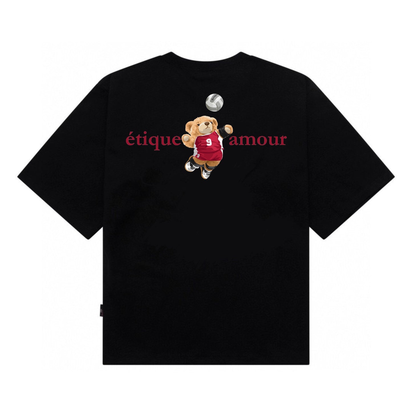 Etiquette Oversized T-Shirt - [0166] Volleyball Bear