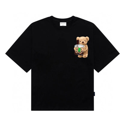 Etiquette Unisex Oversized T-Shirt - 0023 Boba Tea Bear