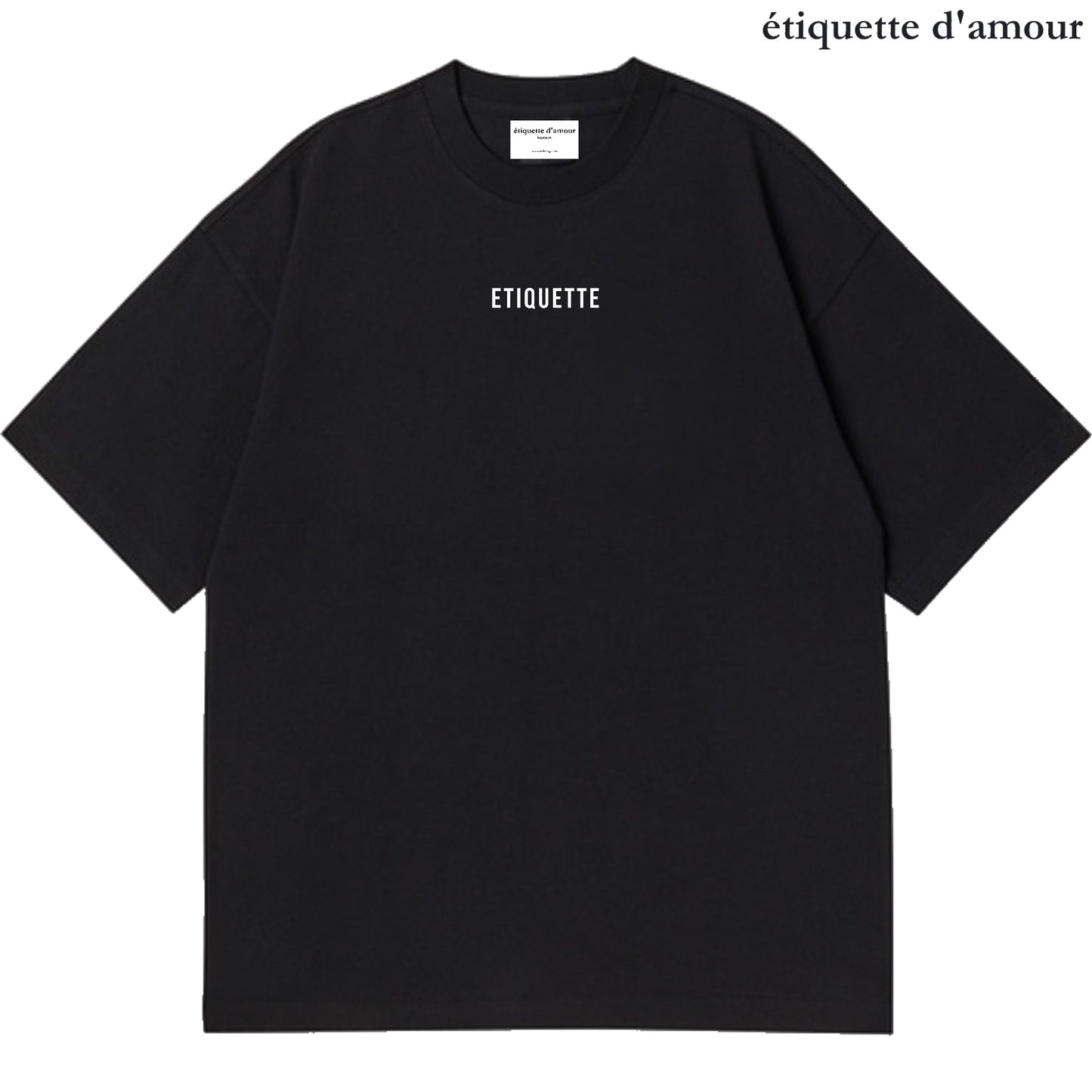 Etiquette Unisex Oversized Tee 0002 Basic Essential B