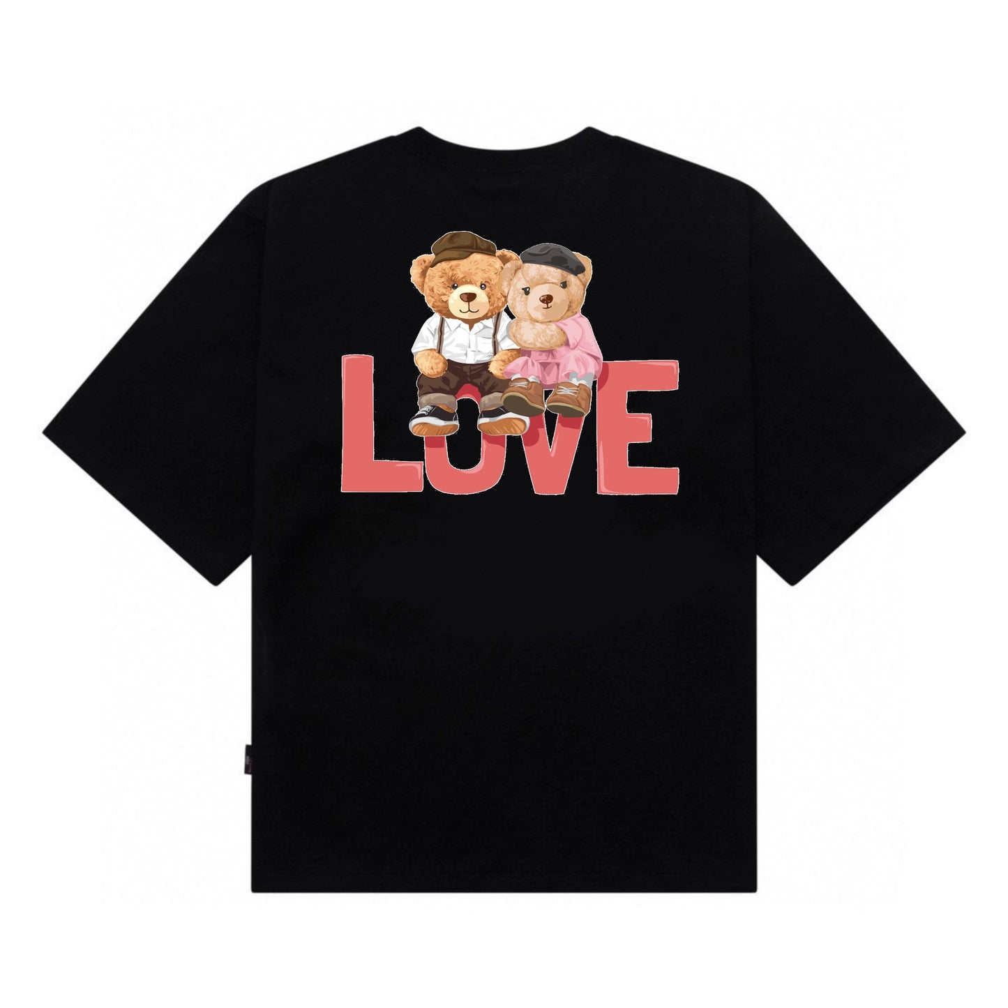 Etiquette Oversized T-Shirt - [0123] LOVE Bears