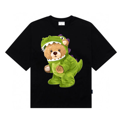 Etiquette Oversized T-Shirt - [0127] Dino Teddy Bear