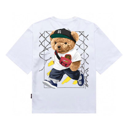 Etiquette Unisex Oversized T-Shirt - 0086 Break Free Bear